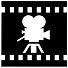 Movie camera icon