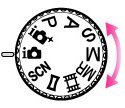 Picture of mode dial