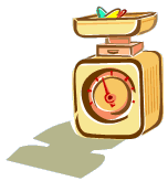 Picture of weighing scales